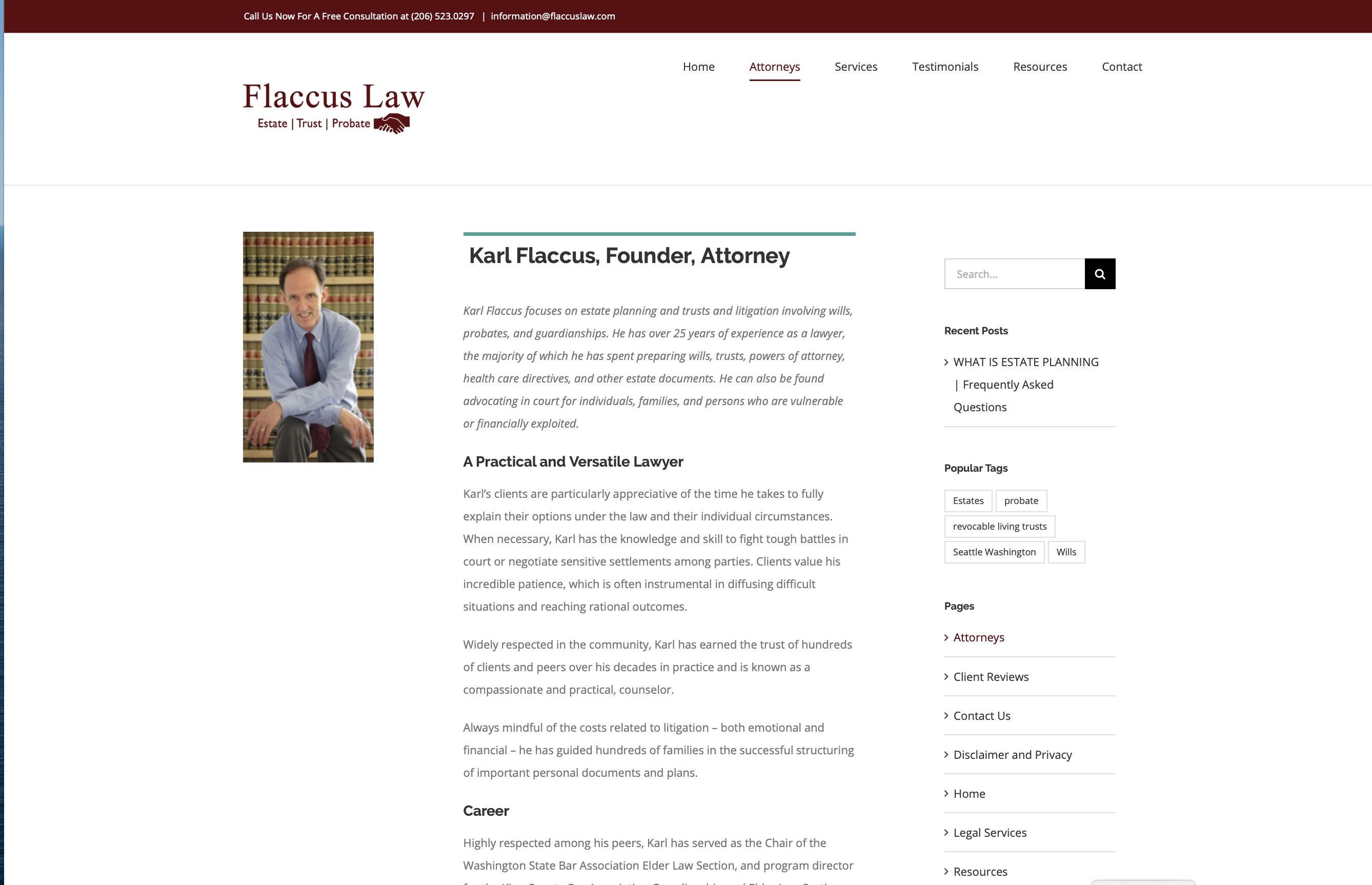 Small Law Firm Website Design